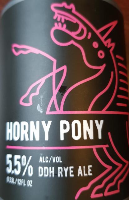 horny pony ddh rye ale 5.5%, Reketye Brewing Co., Hungary