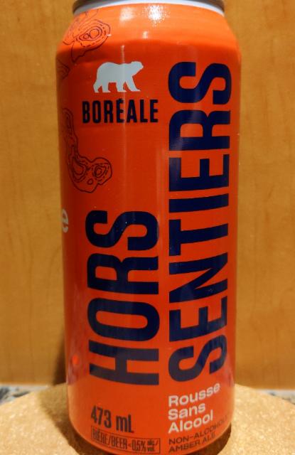 Hors Sentiers - Rousse 0.0%, Boréale - Brasseurs du Nord, Canada