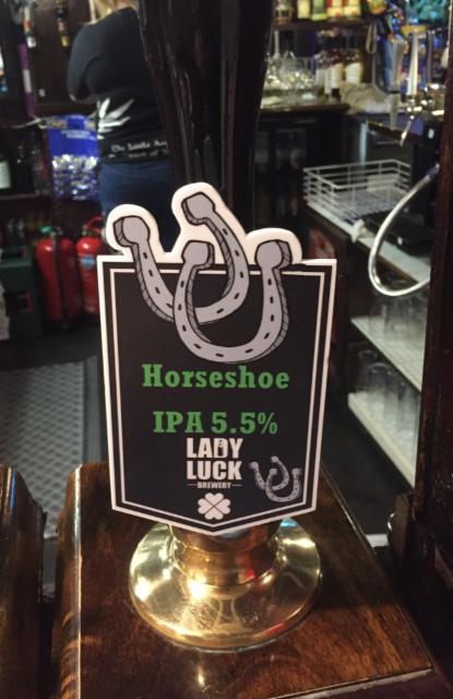 Horseshoe IPA 5.5%, Lady Luck Brewery, England