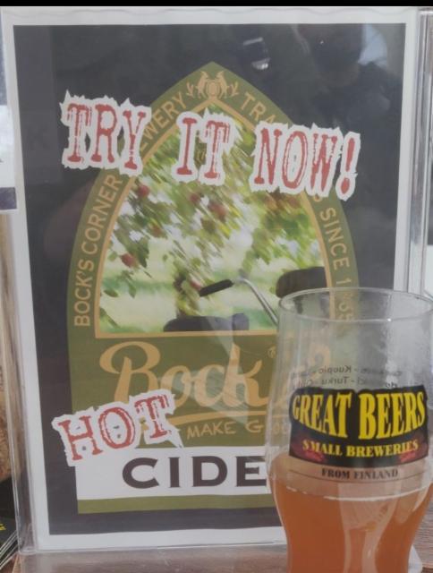 Hot Cider 5.0%, Bock's Corner Brewery, Finland