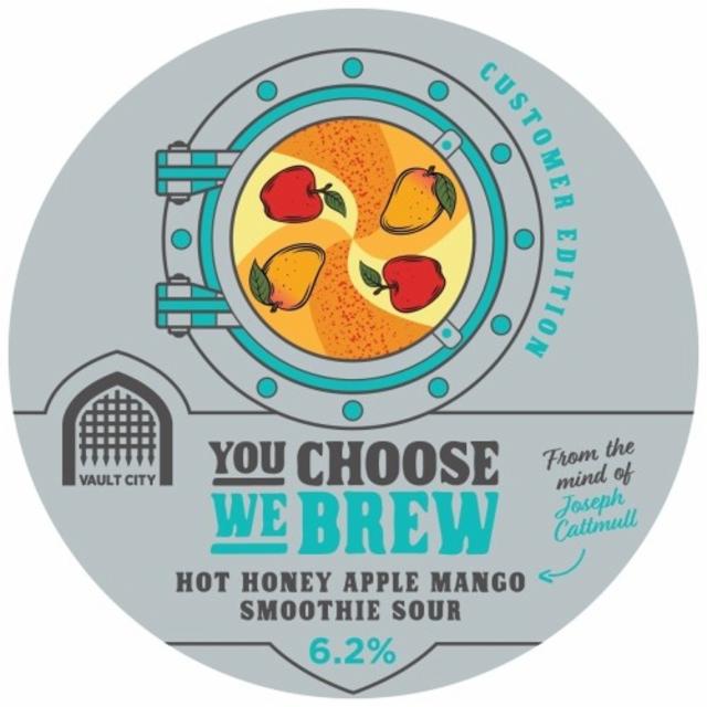 Hot Honey Apple Mango Smoothie Sour 6.2%, Vault City Brewing, Scotland