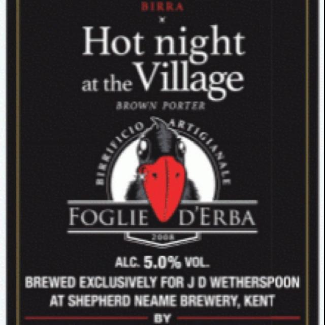 Hot Night at the Village 5.0%, Shepherd Neame, England