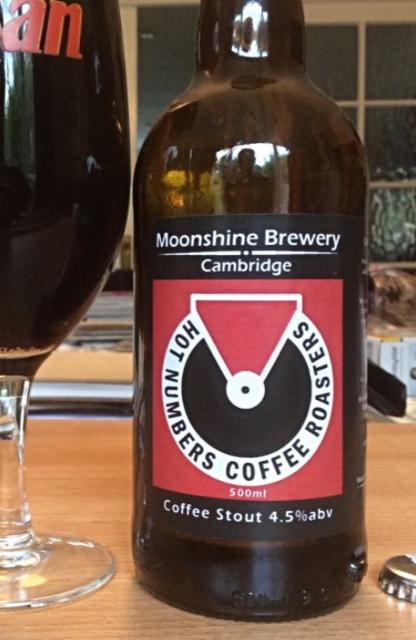 Hot Numbers Coffee Stout 4.5%, Moonshine Brewery, England