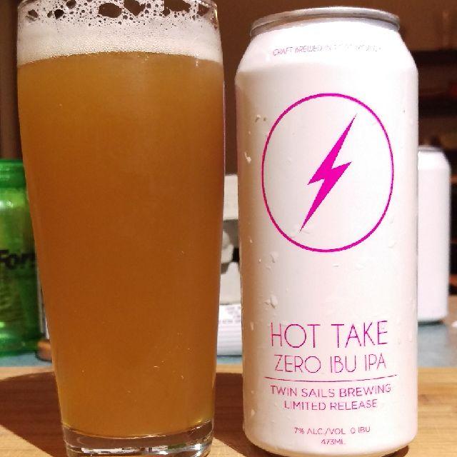Hot Take Zero IBU IPA 7.0%, Twin Sails Brewing, Canada
