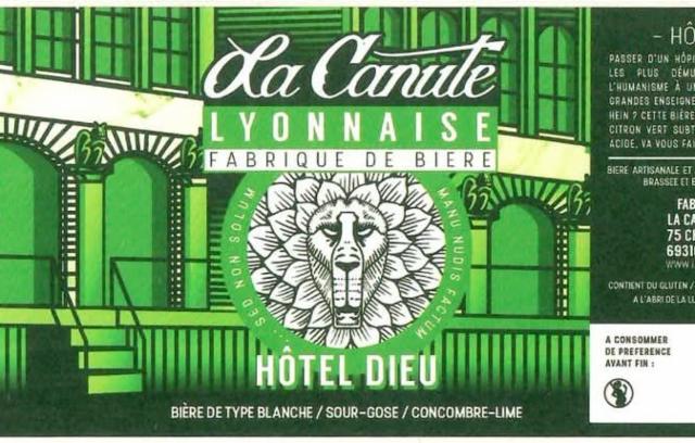 Hôtel Dieu Sour Gose 5.2%, La Canute Lyonnaise, France
