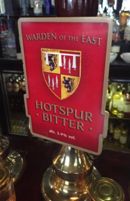 Hotspur Bitter 3.9%, Warden Of The East, England