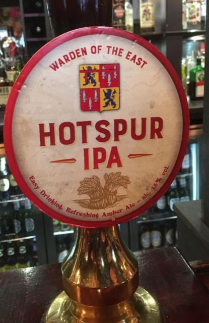 Hotspur IPA 3.6%, Warden Of The East, England