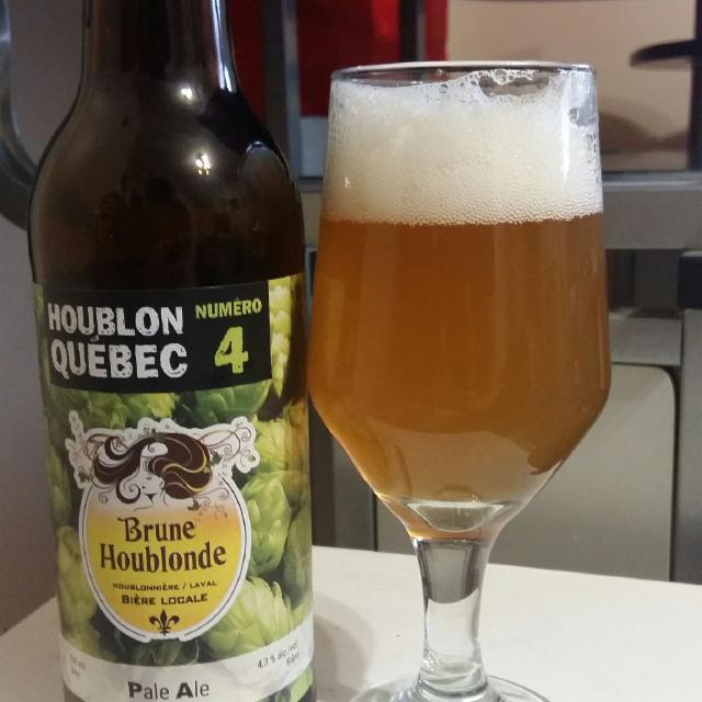 Houblon Québec numéro 4 4.3%, Simple Malt Brasseurs-Brasseurs Illimites, Canada