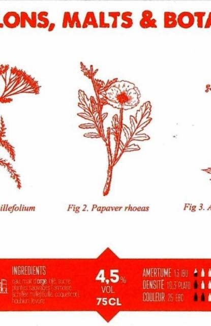 Houblons, Malts & Botanique Vol. 1 4.5%, Brasserie Bellenaert, France