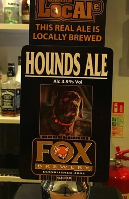 Hounds Ale 3.9%, Fox Brewery, England