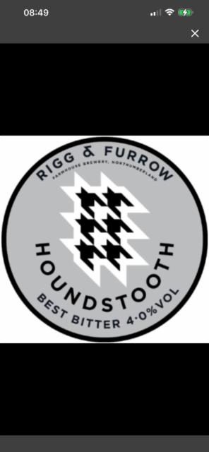 Houndstooth 4.0%, Rigg & Furrow Farmhouse Brewery, England