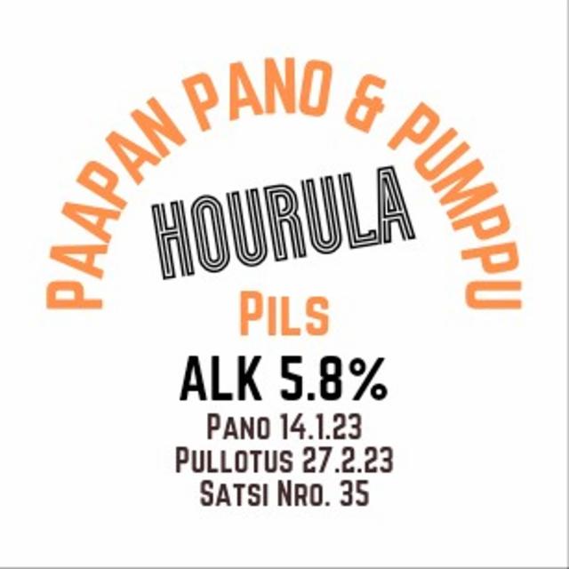 Hourula Pils 5.8%, Birchbrook Brewery, Finland