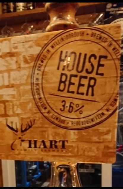 House Beer 3.6%, Hart Family Brewers, England