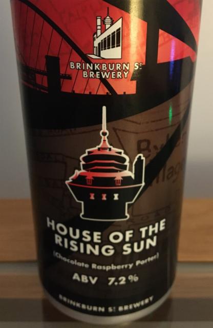 House of the rising sun 7.2%, Brinkburn Street Brewery, England