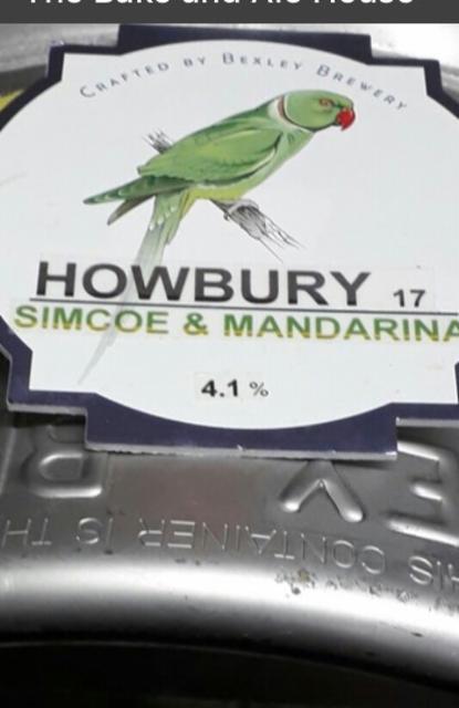 Howbury 17 Simcoe & Mandarina 4.1%, Bexley Brewery, England