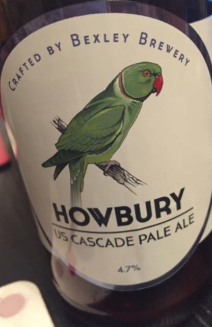 Howbury 4 US Cascade Pale Ale 4.7%, Bexley Brewery, England