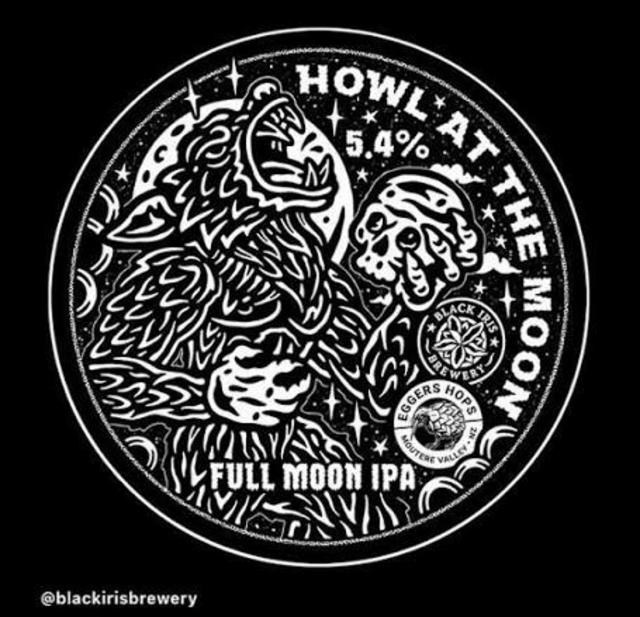 Howl at the moon 5.4%, Black Iris Brewery, England