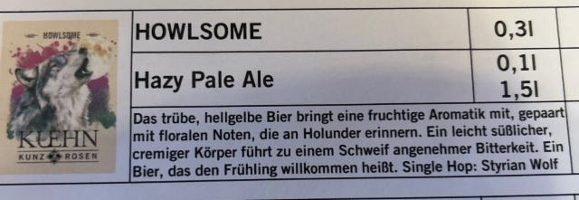 Howlsome, Kuehn Kunz Rosen