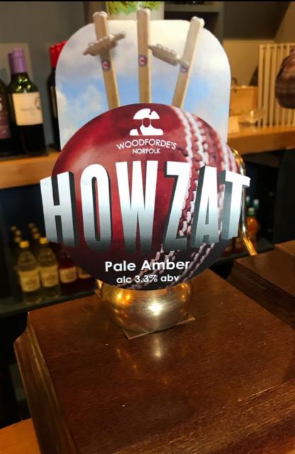 Howzat 3.3%, Woodforde's Brewery, England