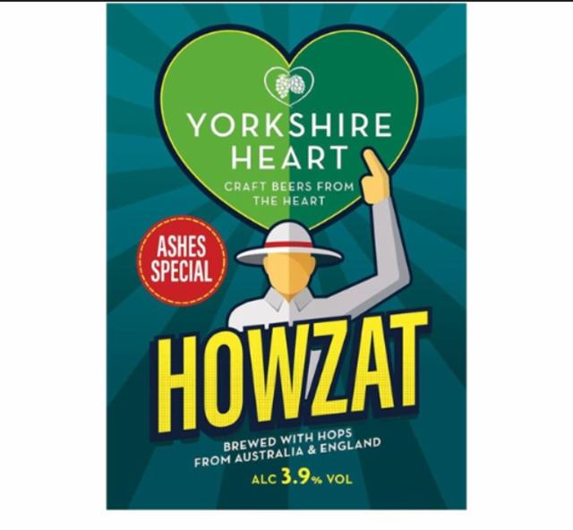 Howzat , ashes special 3.9%, Yorkshire Heart, England