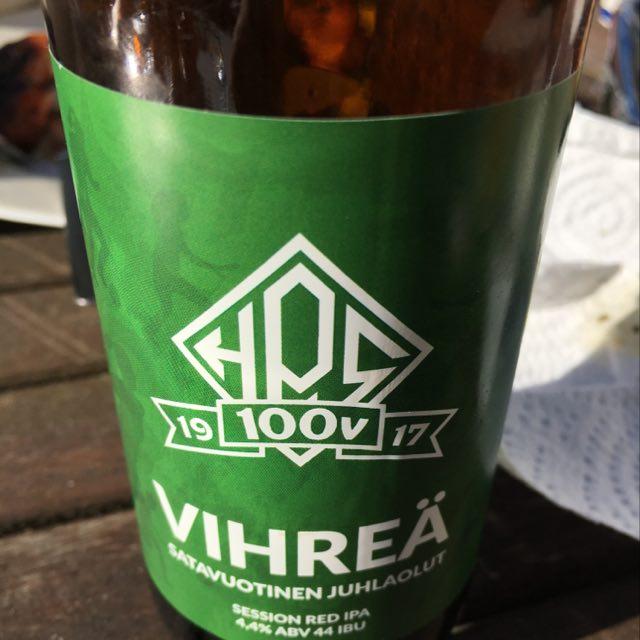 HPS 100v Vihreä 4.7%, Panimoyhtiö Tuju, Finland