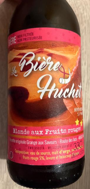 La Bière Du Huchet Blonde Fruits Rouges 5.1%, La Grange Aux Saveurs (Huchet), France