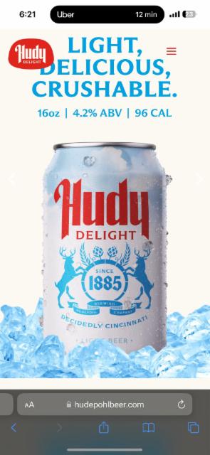 Hudy Delight 4.2%, Hudepohl-Schoenling Brewing Co, United States