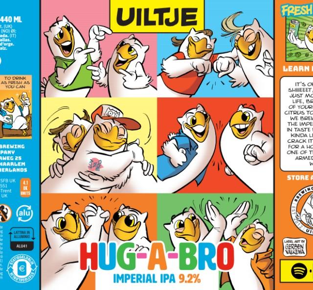 Hug-A-Bro 9.2%, Uiltje Brewing Co, Netherlands