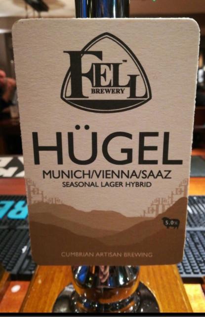 Hugel 5.0%, Fell Brewery, England