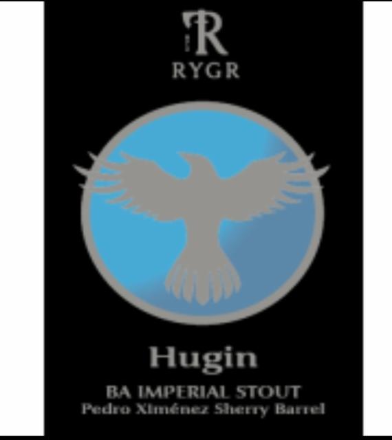 Hugin BA Imperial Stout Pedro Ximénez Sherry Barrel 15.0%, Rygr Brygghùs, Norway