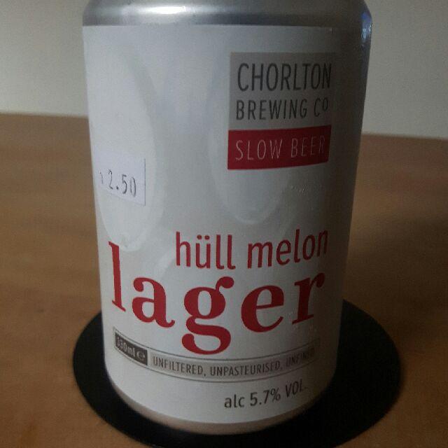 Hull Melon Lager 5.7%, Chorlton Brewing Company, England