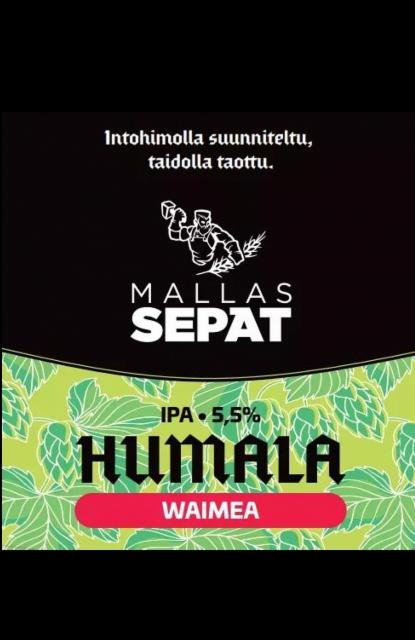 Humala: Waimea 5.5%, Mallassepät, Finland