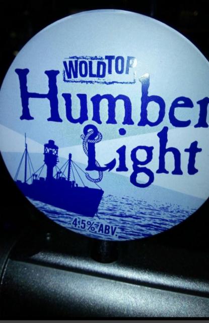 Humber Light 4.5%, Wold Top Brewery, England