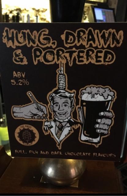 Hung, Drawn & Portered 5.2%, The Angel Microbrewery, England