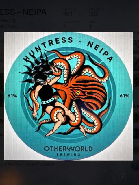Huntress - NEIPA 6.1%, Otherworld Brewing, Scotland