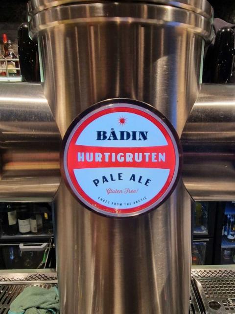 Hurtigruten Pale Ale 5.0%, Bådin, Norway
