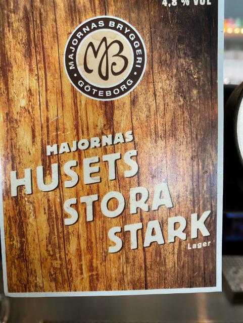 Husets stora stark 4.8%, Majornas Bryggeri, Sweden