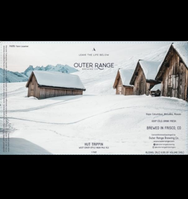 Hut Trippin' 6.9%, Outer Range Brewing Co. (France), France