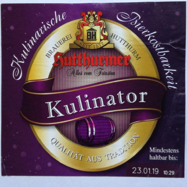 Hutthurmer Kulinator 7.0%, Brauerei Hutthurm, Germany