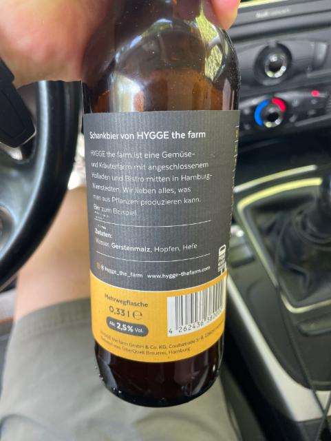 Hygge the farm Leichtes Helles 2.5%, ÜberQuell Brauwerkstätten, Germany