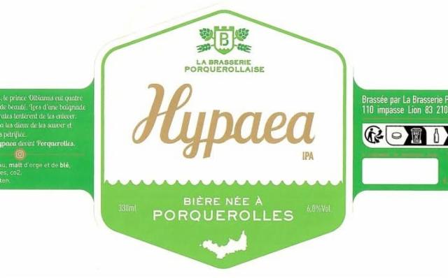 Hypaea IPA 6.0%, La Brasserie Porquerollaise (Hypaea), France