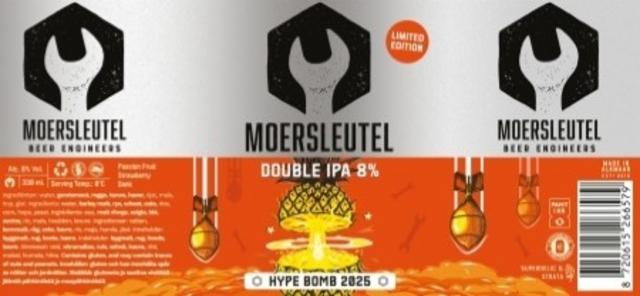 Hype Bomb 2025 8.0%, Brouwerij De Moersleutel, Netherlands