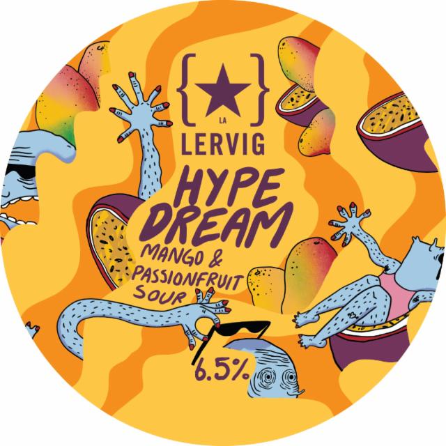 Hype Dream Mango & Passionfruit 6.5%, Lervig Aktiebryggeri, Norway