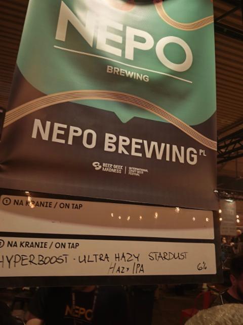 hyperboost ultra hazy stardust 6.0%, Nepo Brewing (Browar Nepomucen), Poland
