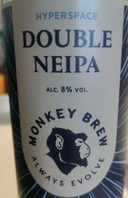 Hyperspace Double Neipa 8.0%, Monkey Brew, Norway