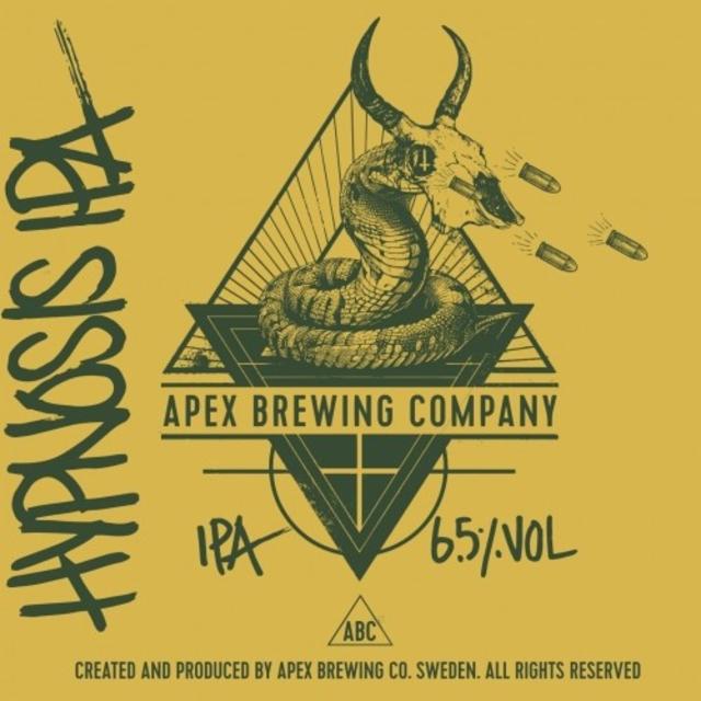 Hypnosis IPA 6.5%, Apex Brewing Company, Sweden