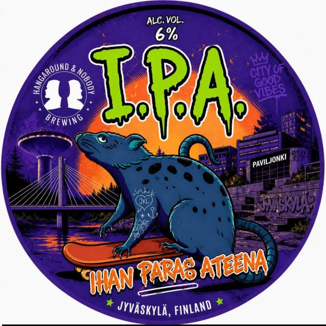 I.P.A. – Ihan Paras Ateena, Hangaround & Nobody Brewing