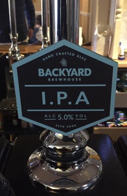 Backyard IPA 5.0%, Backyard Brewhouse, England