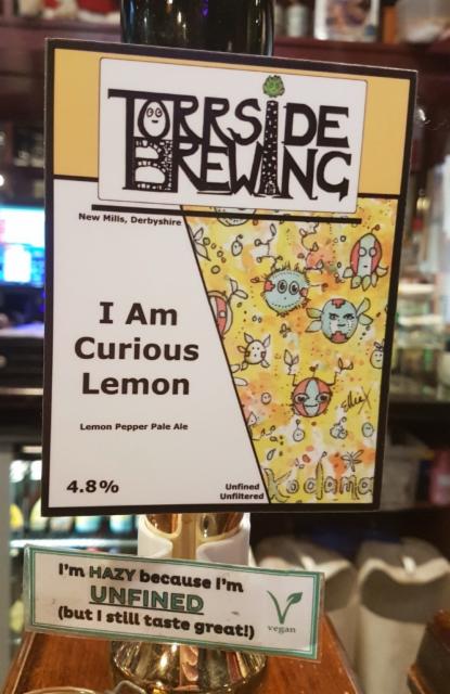 I Am Curious Lemon 4.8%, Torside Brewing, England