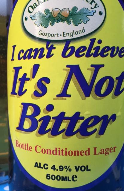 I Can't Beileve It's Not Bitter 4.9%, Fallen Acorn Brewing Co., England